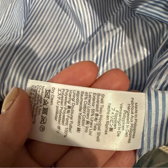 J. Crew Houndstooth one button linen blazer - Picture 7 of 7